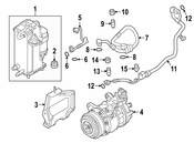 BMW AC Refrigerant Suction Hose - Genuine BMW 64539362756