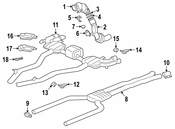 BMW Exhaust Muffler - Genuine BMW 18308094210