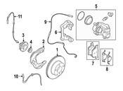 BMW Disc Brake Anti-Rattle Clip - Genuine BMW 34217850462
