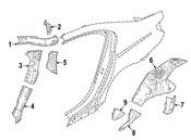 BMW Quarter Panel Extension - Genuine BMW 41007431657