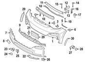 BMW Tow Hook Cover - Genuine BMW 51117462279