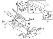 BMW Console Cup Holder - Genuine BMW 51167951771