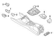 BMW Auto Trans Shift Lever - Genuine BMW 61315A7DFD6