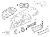 BMW Instrument Panel Trim Panel - Genuine BMW 64119338772