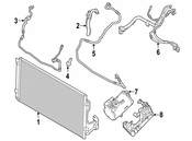 BMW AC Compressor Brace - Genuine BMW 64509350399
