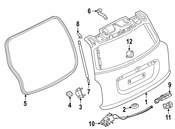 Mini Liftgate Support Strut Holder - Genuine Mini 51247418555