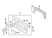 Mini Exterior Door Handle Cover - Genuine Mini 51417050892