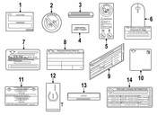MINI Emission Label - Genuine MINI 71228655779