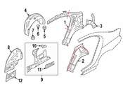 BMW Quarter Panel Extension - Genuine BMW 41007261523