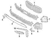 BMW Fog Light Trim - Genuine BMW 51118074260