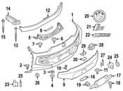 BMW Bumper Trim - Genuine BMW 51127394633