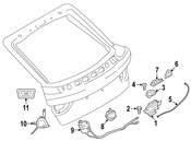 BMW Tailgate Pull Down Motor - Genuine BMW 51247432376