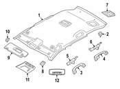 BMW Sun Visor - Genuine BMW 51448065552
