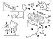 BMW AC Evaporator Core Case - Genuine BMW 64116995269