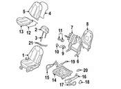 Mini Seat Back Recliner Adjustment Handle - Genuine Mini 52107075070