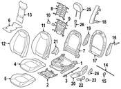 MINI Seat Lumbar Support Cushion - Genuine MINI 52109809395