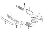 BMW Fog Light Trim - Genuine BMW 51118092240