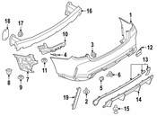 BMW Bumper Guide - Genuine BMW 51128074698