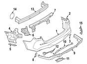 BMW Bumper Cover Bracket - Genuine BMW 51128077662