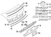 BMW Deck Lid Molding - Genuine BMW 51138096135