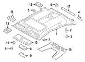 BMW Sun Visor - Genuine BMW 51167369138
