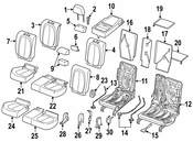 BMW Seat Armrest - Genuine BMW 52207399376