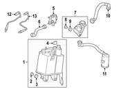 BMW Vapor Canister Filter - Genuine BMW 16117438137