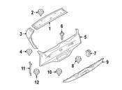 BMW Liftgate Trim Cover - Genuine BMW 51498738628