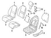 BMW Headrest - Genuine BMW 52108268308