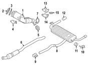 BMW Exhaust Tail Pipe Tip - Genuine BMW 18309489053