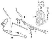 Mini Windshield Washer Hose - Genuine Mini 61677354287