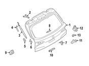 BMW Park Assist Camera Bracket - Genuine BMW 51139447859