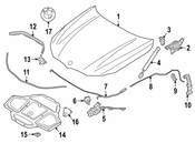 BMW Hood Seal - Genuine BMW 51767347393