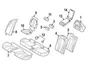 BMW Seat Armrest - Genuine BMW 52209483015