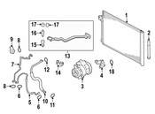 BMW AC Pipe - Genuine BMW 64539384257