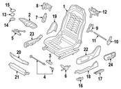 BMW HVAC Blower Motor Bracket - Genuine BMW 52107068075