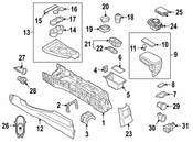 Mini Console Cup Holder - Genuine Mini 51169343803