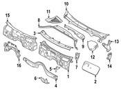 BMW Engine Compartment Insulation - Genuine BMW 51487395544