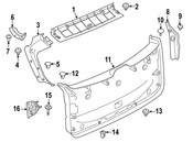 BMW Liftgate Trim Cover - Genuine BMW 51497484143