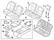 BMW Console Cup Holder Bezel - Genuine BMW 52207135824