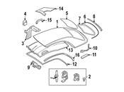 BMW Convertible Top Seal - Genuine BMW 54217894716
