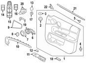 Mini Liftgate Release Switch - Genuine Mini 61319353069