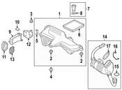 BMW Engine Air Duct Clamp - Genuine BMW 13717805178