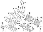 BMW Seat Armrest Cup Holder - Genuine BMW 52207304340