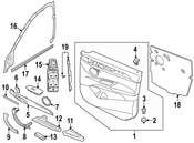 BMW Door Panel Insulation - Genuine BMW 51417433803