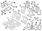 BMW Seat Armrest - Genuine BMW 52207278005