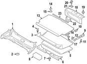 MINI Liftgate Trim Scuff Plate - Genuine MINI 51479808906