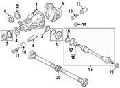 BMW Drive Shaft - Genuine BMW 26107631345