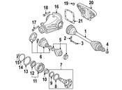 BMW Differential Cover - Genuine BMW 33111214615