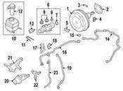 BMW Power Brake Booster Vacuum Pump - Genuine BMW 34336857404